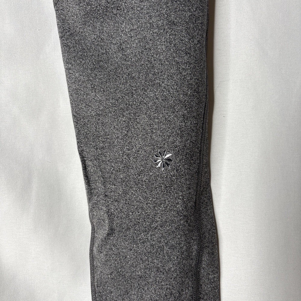 Athleta Girl XL 14 Stash Your Treasures Tight Charcoal Gray Leggings Side Pocket - Picture 4 of 7